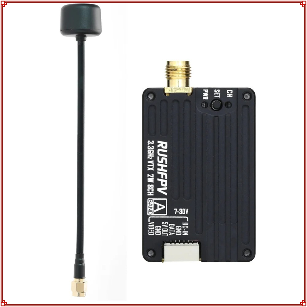 2026 Neuer RUSHFPV 3.3G 2W VTX – Fpv Drone Receiver Bewertung und Preis
